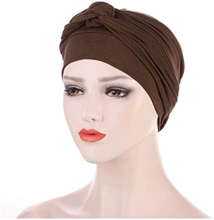 Cap de quimioterapia feminina, cabeça africana envolve a cabeça pré-amarrada capas turbantes de cabeça para
