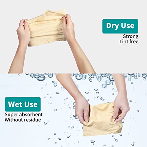 Ori-panpan orgânico bambu biodegradável Face limpa toalha de toalhas faciais descartáveis ​​para