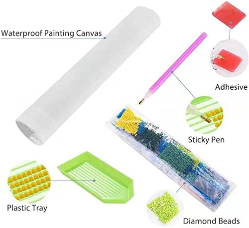 Kits de pintura de diamante DIY 5D para adultos, pinturas de bordados de broca completa de brinquedos