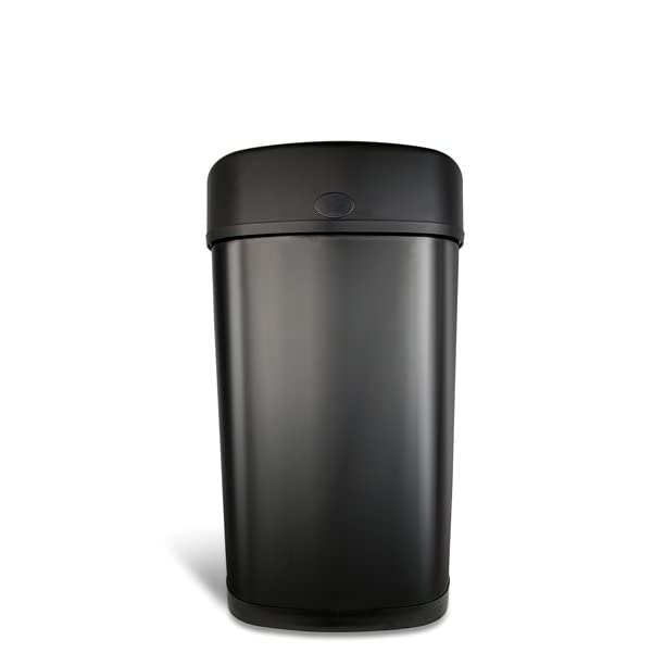 Sensor de movimento Iuhjnwe lata de lixo de cozinha, aço inoxidável resistente a impressão digital,