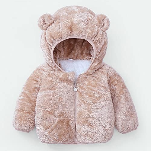 Casaco de urso sólido de urso sólido de garotas de inverno