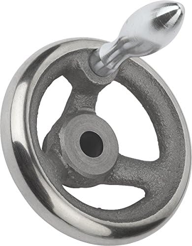 Inclinar a roda de mão sem porca cinza pequena: aço - d2 - 34, d1 500, 1 pacote - k0671.2500x34