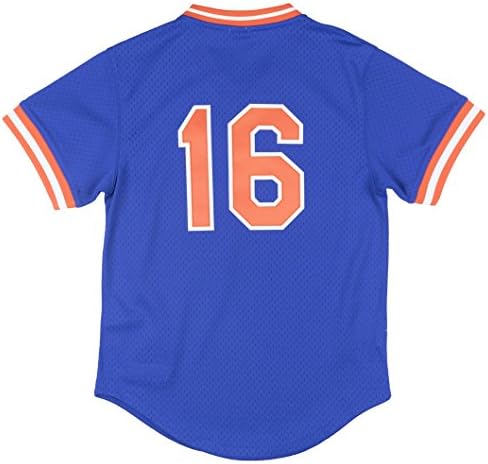 Mitchell e Ness Dwight Gooden New York Mets Authentic 1986 BP Jersey