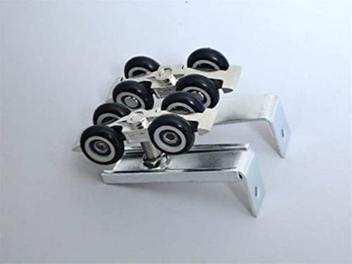 Portas de deslizamento de hardware rfxcom portas deslizantes de polia para pendurar roda de trilhos de tamanho
