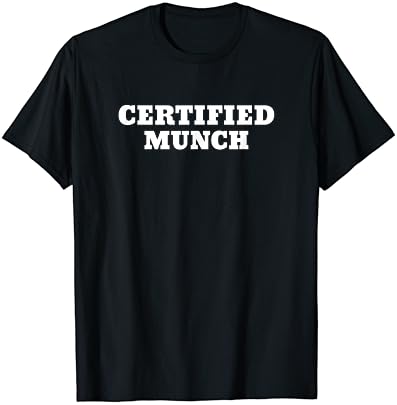 T-shirt certificado Munch