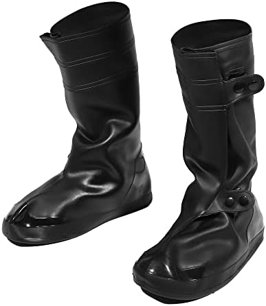 Vocoste 1 par capa de sapato à prova d'água, tampas de chuva reutilizáveis ​​capas de botas de chuva