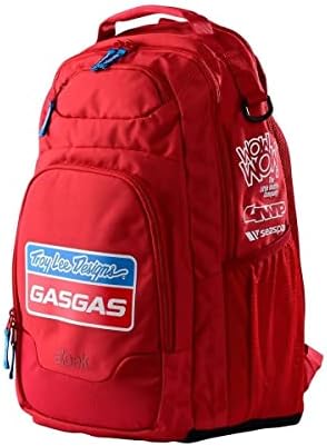 Troy Lee projeta mochilas masculinas da equipe TLD GASGAS Whitebridge, um tamanho, vermelho