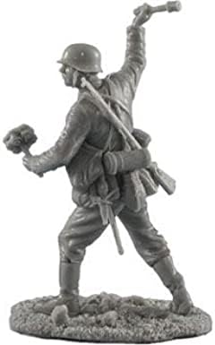 Goodmoel 1/35 Segunda Guerra Mundial Soldado Alemão Resina de Combate Figura / Soldado Desmonte
