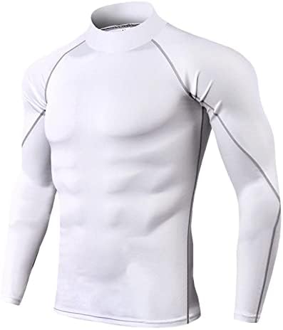Camisetas musculares finas fiadas masculinas camisetas de treino de manga longa camisetas esportivas de