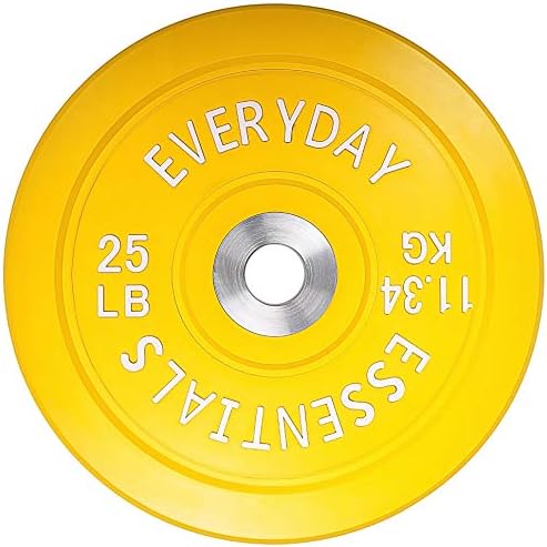 Balancefrons com placa olímpica de pára -choques codificados por cores com cubo de aço, singles