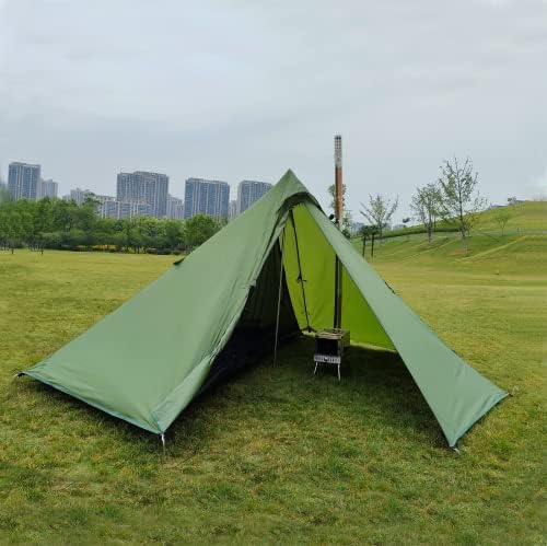 Longeek 2-4 Pessoas Camping Tent 4 Seasons mochila Ultralight Easy Up Hot Teepee