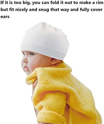 Bestjybt bebê gordeia chapéu recém -nascido infantil beanies meninas meninos garotas máscara beians de chapéu