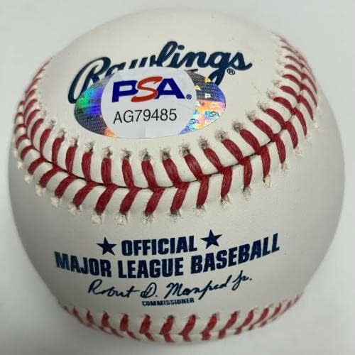 OJ Simpson assinou a Major League Baseball MLB *Buffalo Bills HOF 85 PSA AG79485 - itens diversos autografados