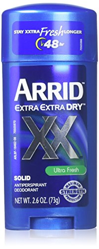 Arrid XX Ultra Fresh, desodorante antiperspirante e seco extra e seco extra, 2,6 oz.