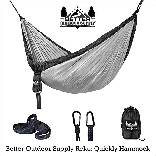 Melhor rede de camping de suprimentos ao ar livre - Hammock portátil Acessórios de acampamento
