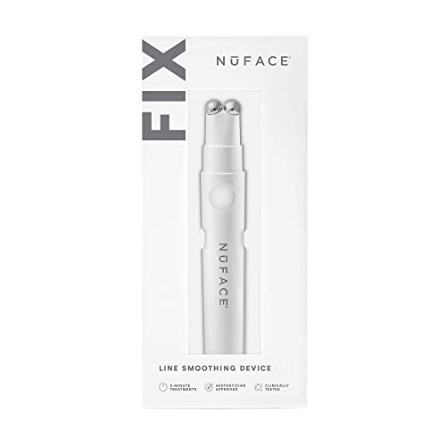 NUFace Fix Kit de partida - dispositivo de microcorrente de suavização de linha com soro facial, 0,5