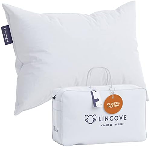 Almofadas de coleção de hotéis Lincove para dormir - luxo, pelúcia, hipoalergênica - para dor no pescoço, costas