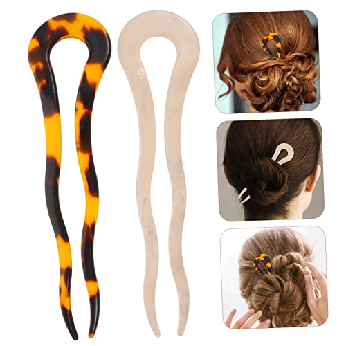 SOLustre 2pcs Hairpin Hairpin Pedaços para mulheres decoração coreana CLIPAS DE CABELO DE CABELO FILHO CABELO