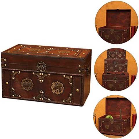 Caixa de madeira Favomoto Caixa de jóias vintage Caixas de armazenamento de jóias de jóias para roupas