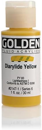 Tinta acrílica de líquido dourado 1 onça-Dairylide Yellow