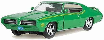 1969 Pontiac GTO Juiz, Green - Motormax 73242 - 1/24 Escala Diecast Model Toy Car para unissex -children