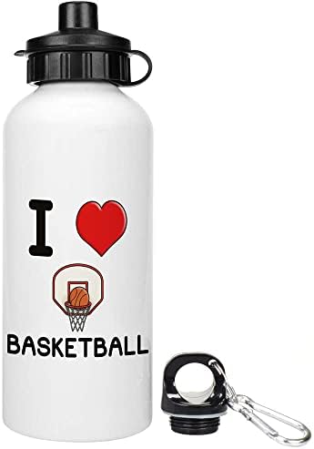 Azeeda 600ml 'I Love Basketball' reutiliza a garrafa de água / bebida