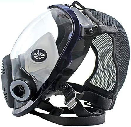 Respirador de tampa de face completa reutilizável - 17 em 1 Máscara de gás de tamanho grande respirador