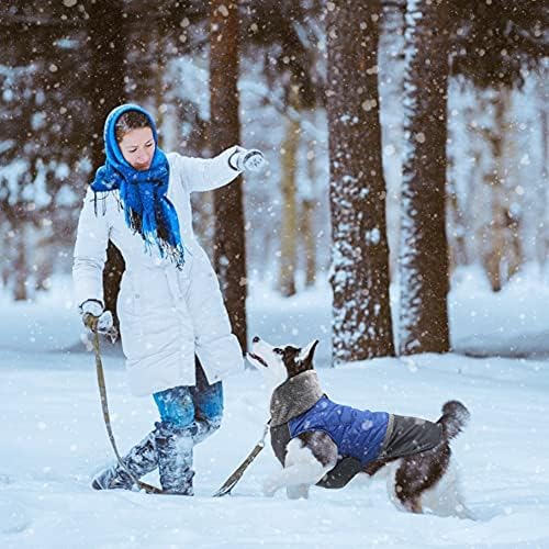 Casacos de inverno para cachorro Emust, casacos de cachorro reversíveis para cães pequenos inverno,