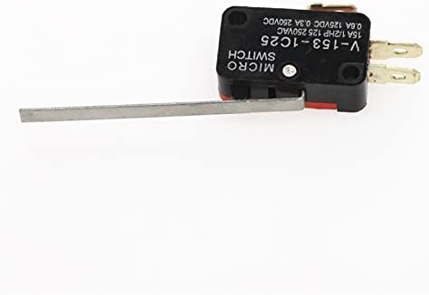 HAJUS V-153-1C25 27 x 16 x 10mm SPDT Micro limite interruptor 3 terminais momentâneos