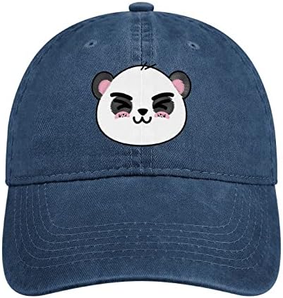 Chofce de panda urso face unissex chapéus de beisebol