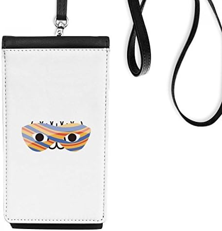 Adorável Festival Festival Expression Expression Phone Wallet Burse pendurada bolsa móvel bolso preto