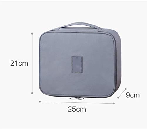 MHYFC Bolsa de cosméticos - Bolsa de armazenamento portátil de bolsa de lavagem simples e super grande