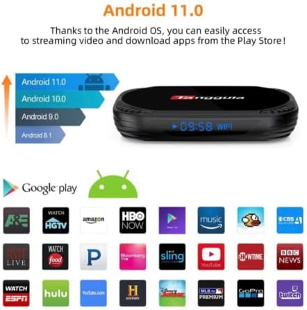 Tanggula X5 Box TV Android Media Player Device 2022 | Mini teclado sem fio retroiluminado Touchpad