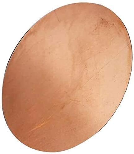 Folha de disco de cobre da placa de latão Materiais T2 Materiais de alta pureza Ferramentas de corte de rebitagem