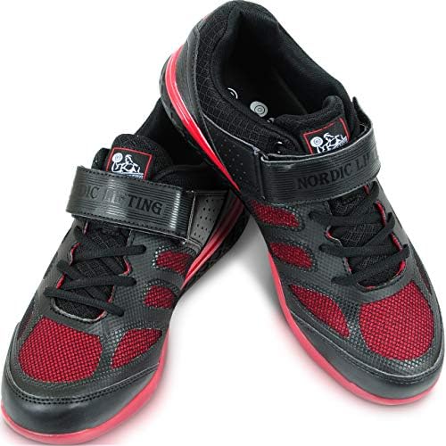 Kettlebell - pacote de 35 lb com sapatos Venja Tamanho 8 - Black Red