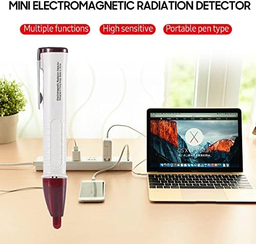 Mini detector de radiação eletroica Alta sensível Tipo de caneta EMF medidores de onda eletroica Teste de radiação