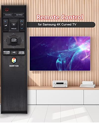 Substituição de controle remoto para Samsung Hub 4K TV curvo BN59-01220E RMCTPJ1AP2 BN5901220E UN55JU6700F