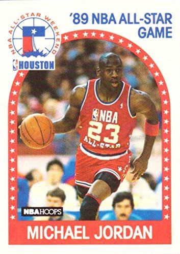 1989-90 NBA Hoops 21 Michael Jordan Basketball Card-All-Star Game
