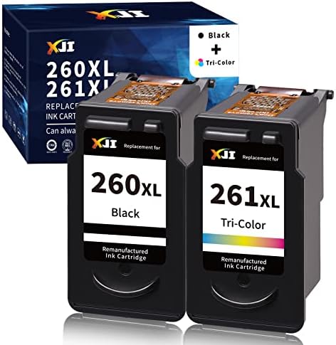 XJI 260 XL 261 XL Remanufatured Cartuchge Substituição para Canon PG-260XL CL-261XL 260 261 Black e Color Value