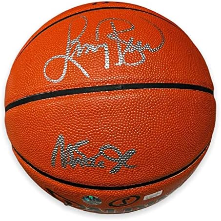 Larry Bird & Magic Johnson assinou o jogador de basquete autografado Holo Nep - Basquete autografado