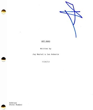 Kevin Hart assinou autógrafo - Get Hard Full Movie Script - Will Ferrell, Alison Brie, Tip Ti Harris, Craig T Nelson,