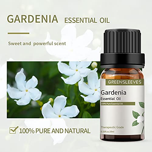 Greensleeves Gardenia Óleo essencial 10ml, óleo de fragrância puro