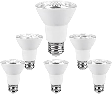 Bulbo LED PAR20, lâmpadas externas, 7W, 5000K Dimmable, luz de inundação LED, holofotes internos/externos,