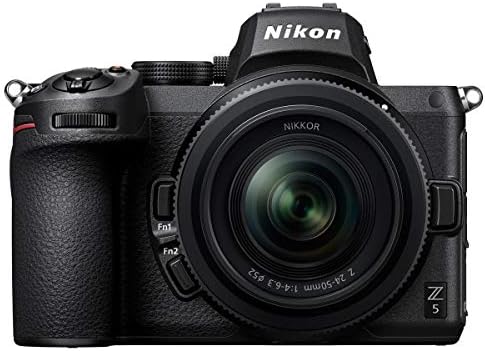 Câmera digital sem espelho de armação completa Nikon Z5 com pacote de lentes de 24-50 mm com adaptador de montagem