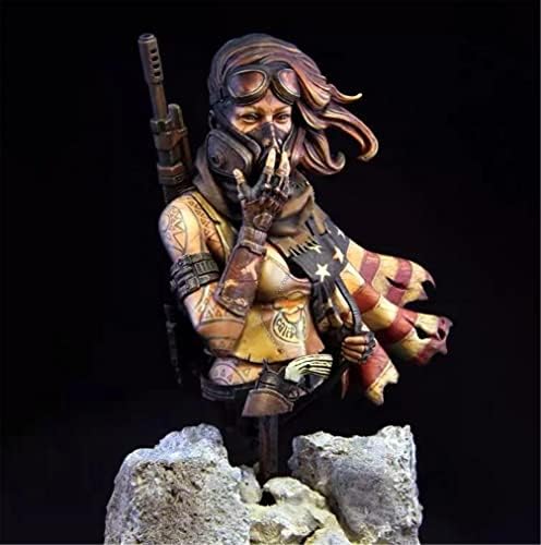 Goodmoel 1/10 Antiga fantasia feminina resina guerreira Figura Bust Modelo / Soldado Desmonte e Soldado Die Kit