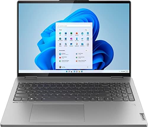 Lenovo 2023 mais recente Yoga 7i 2-em-1 Laptop, tela sensível ao toque de 2,5k de 16 polegadas, processador Intel Core i7-1260p, RAM DDR5 de 16 GB, 512 GB de SSD, teclado de retroiluminação, Windows 11 Home, Arctic Gray