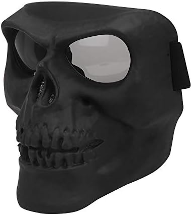 Máscara de Face Face Skull Spooky Flante para Airsoft Paintball Racing Polarized Lens Polarized