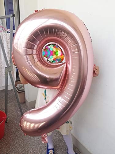 Rose Gold 3 Balões, 40 polegadas de festas de balão de 40 polegadas Decorações de festas Supplies