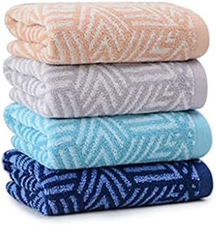 TJLSS Quatro maços de algodão puro e confortável e confortável adultos e mulheres toalhas de lavagem