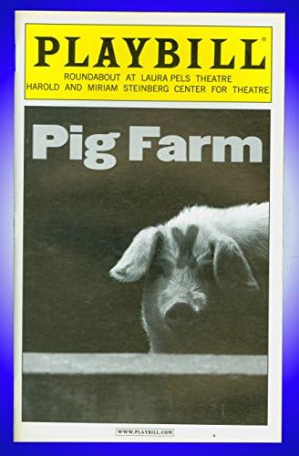 Fazenda de porco, playbill fora de Broadway+ Denis O'Hare, Katie Finneran, Logan Marshall-Green
